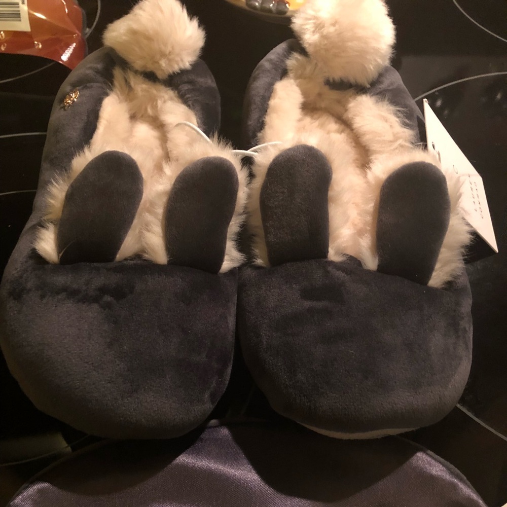 Lauren Conrad slippers and sleep mask